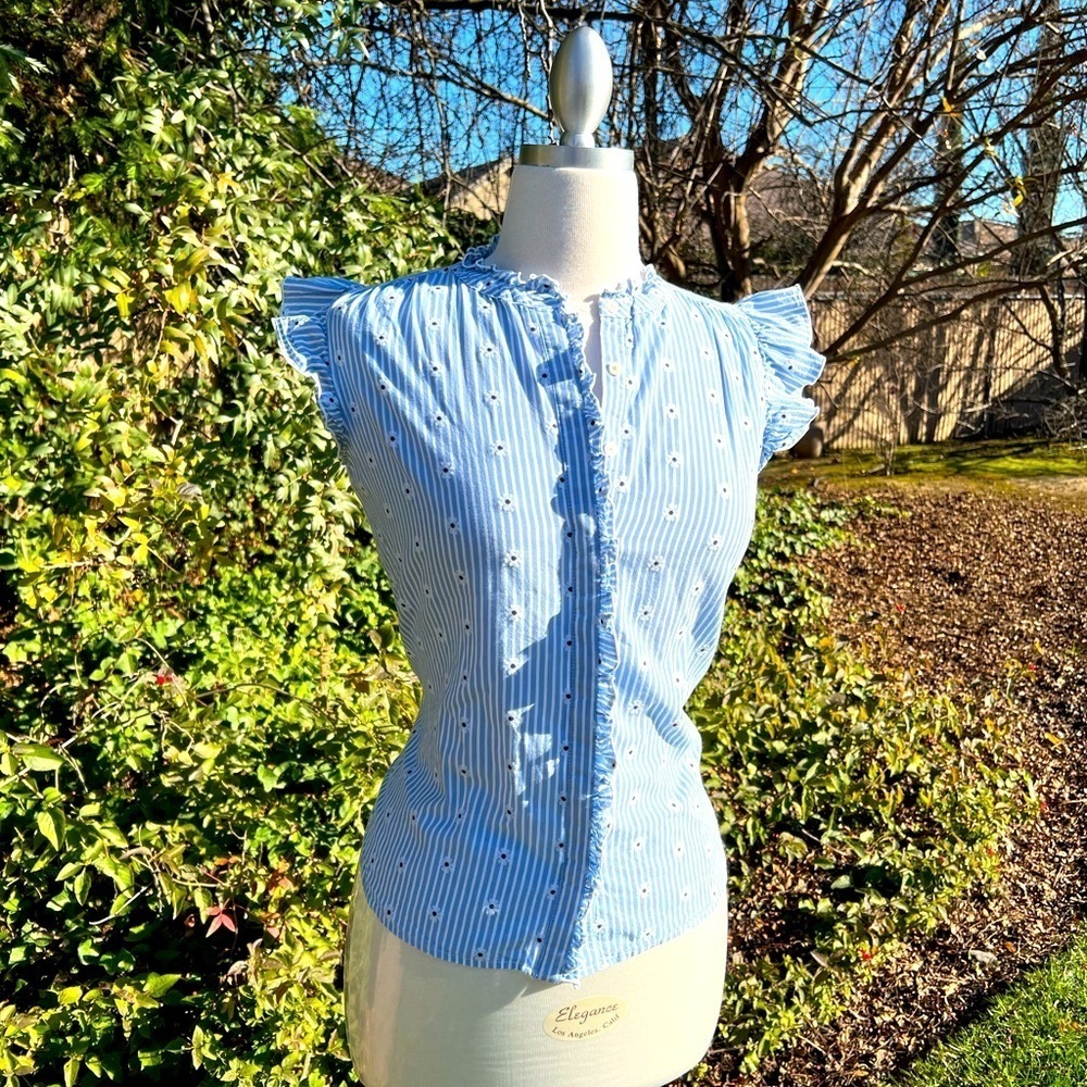 Ann Taylor Loft beach blouse
